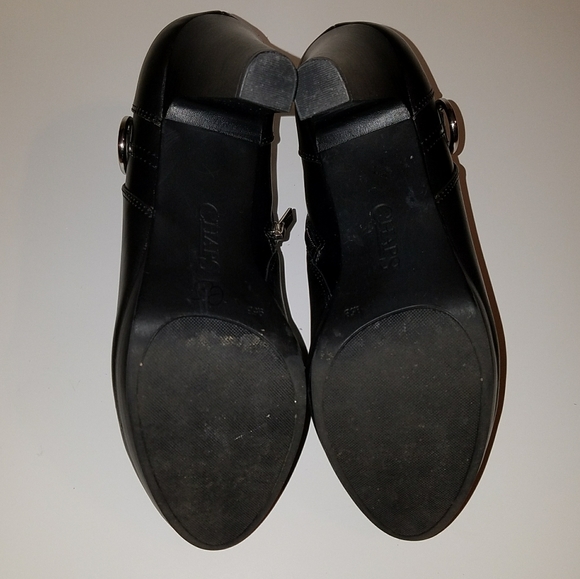 Chaps blk womens short ankle boot, size 9.5 - Picture 4 of 8